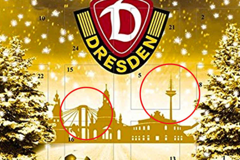 Die Brücke und der Fernsehturm stehen definitiv nicht in Dresden.