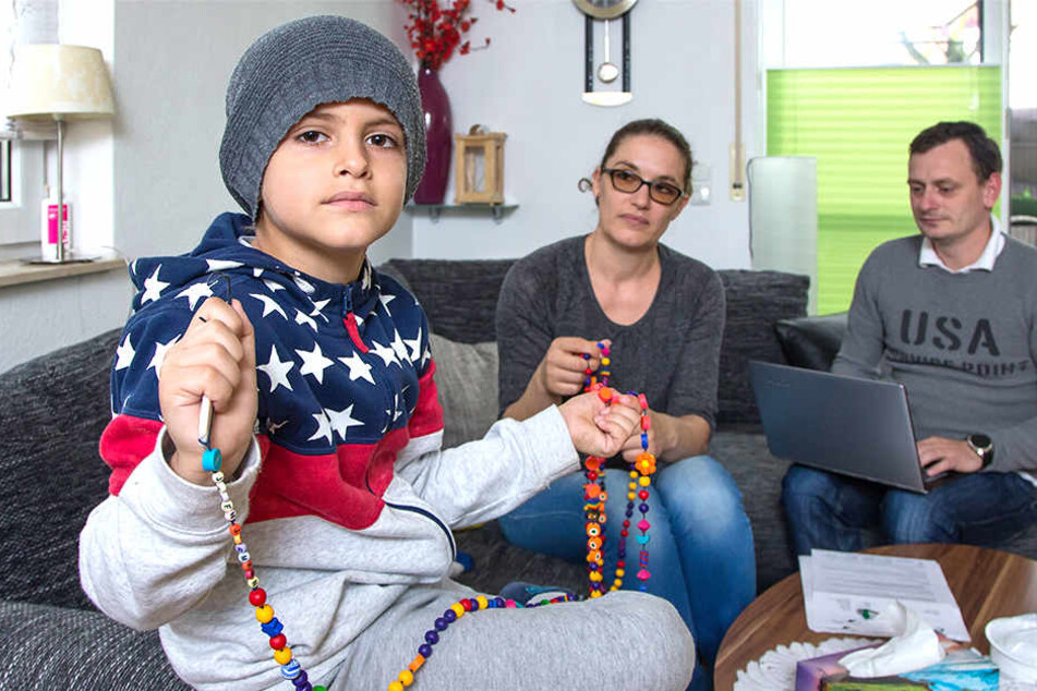 Jaden (6) wird von nun an zuhause betreut.