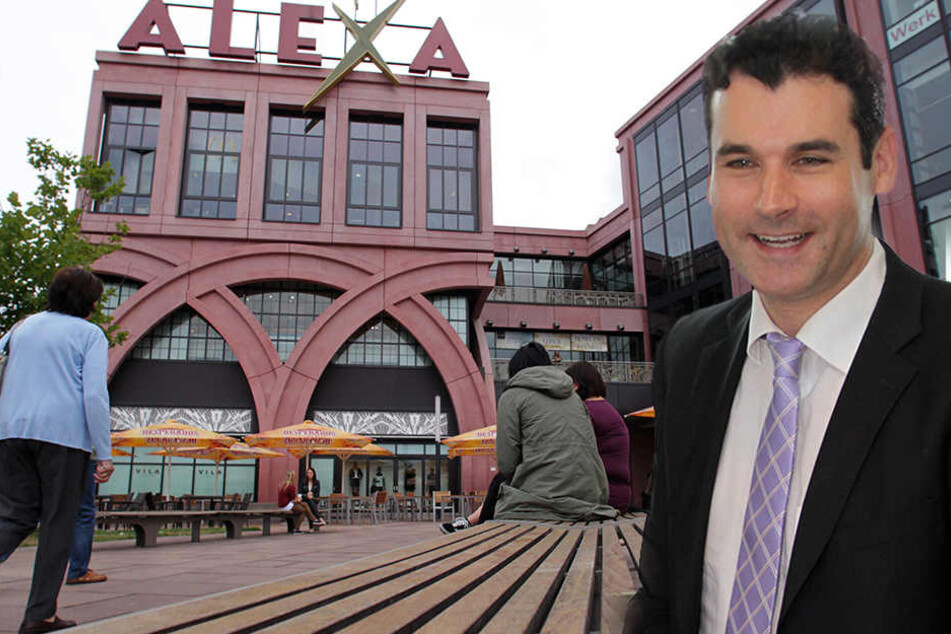 Manager Oliver Hanna hat viele neue Idee für das Shopping-Center.