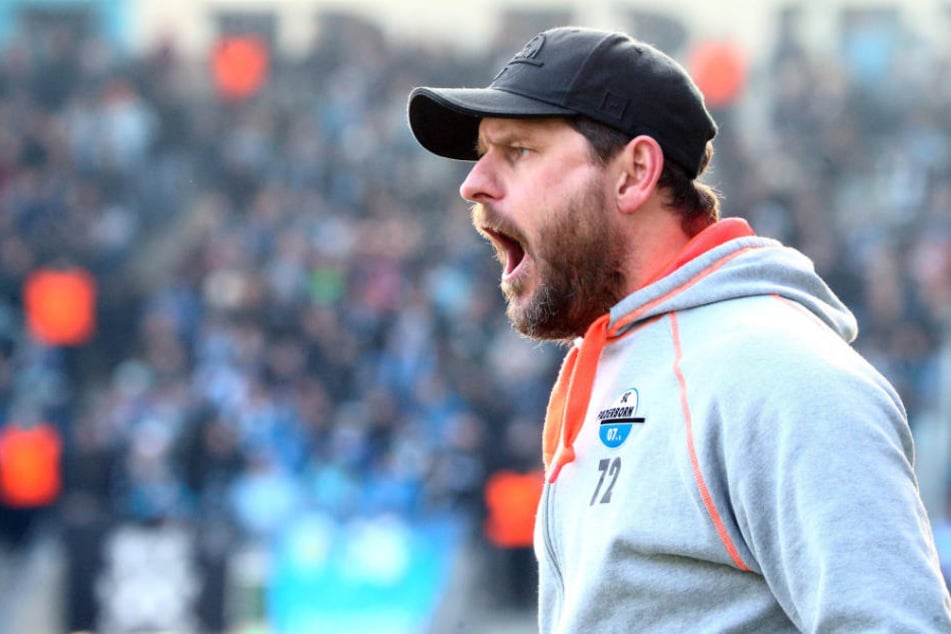 SCP-Trainer Steffen Baumgart war mit der Spielweise des Gegners nicht einverstanden.