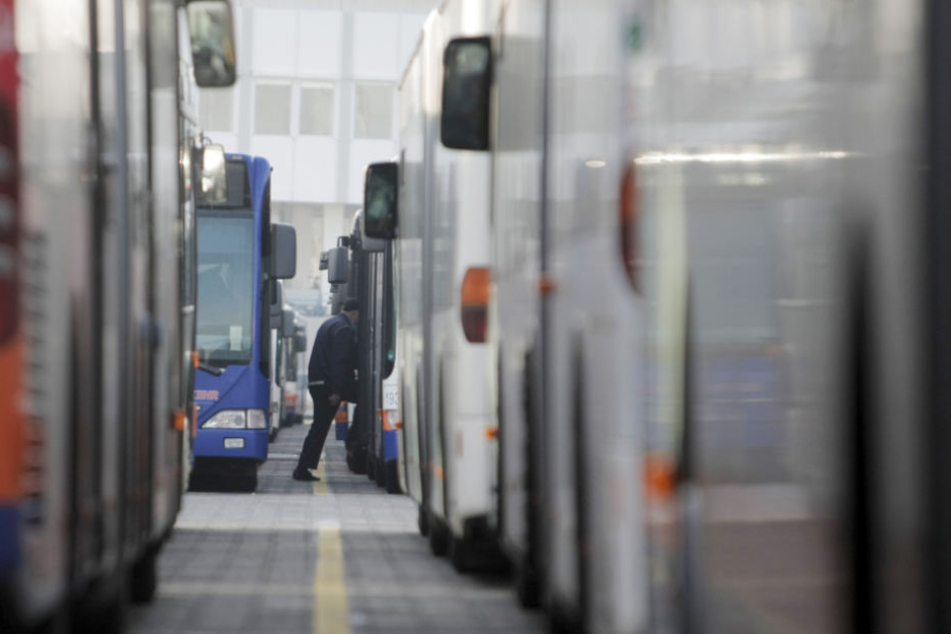 Seit heute Morgen fahren in der hessischen Landeshauptstadt keine Busse mehr (Symbolfoto).
