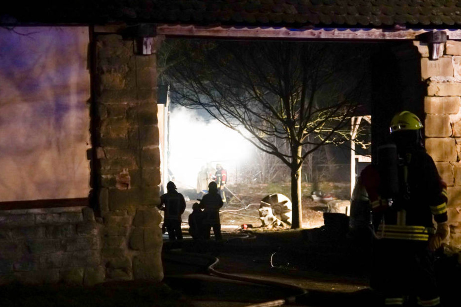 Die Feuerwehr war mit einem Großaufgebot vor Ort.