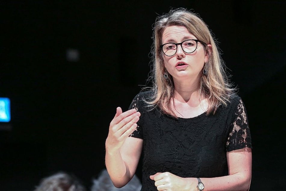 Annekatrin Klepsch (Linke, 41).