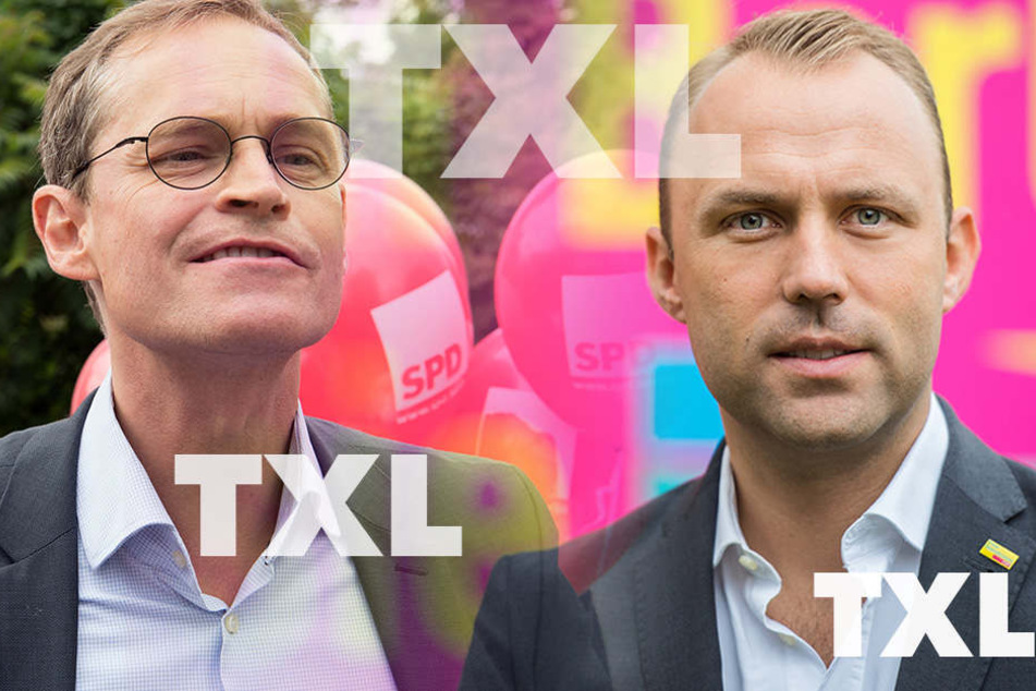Berlins Regierender Bürgermeister, Michael Müller, versus Vorsitzender der FDP-Fraktin Berlin, Sebastian Czaja. (Bildmontage)
