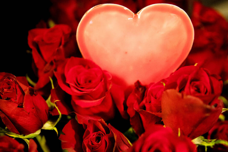 Rote Rosen und ein Herz sind für eine Britin zum Valentinstag offensichtlich nicht genug.