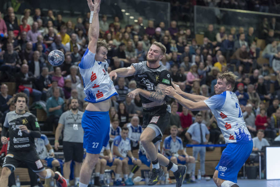 Durfte gegen seinen Ex-Verein einen Sieg feiern: HCE-Spieler Nils Kretschmer.
