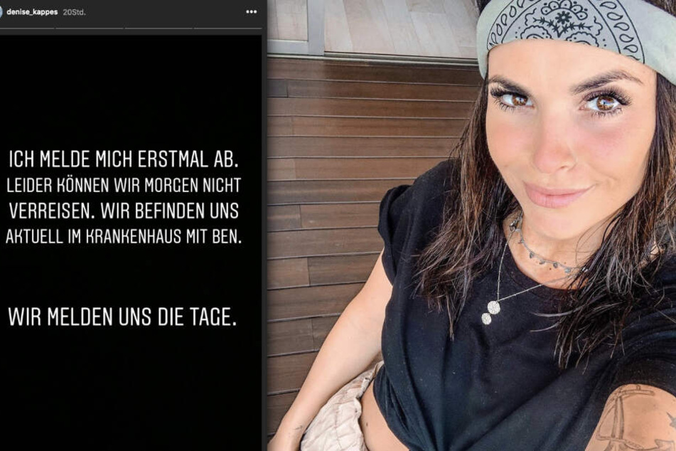 Auf Instagram teilte Denisé Kappés (29) am Sonntagabend diese Nachricht mit ihren Fans.