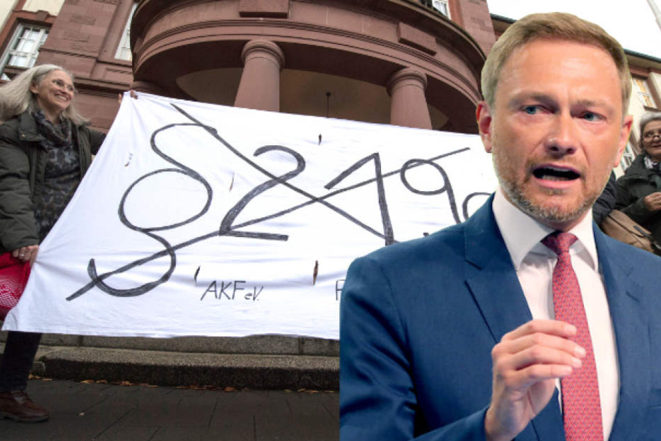 FDP-Chef Christian Lindner (39) buhlt in Sachen Paragraf 219a um die SPD.