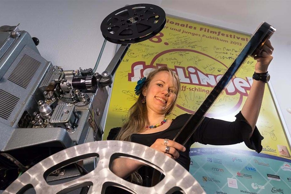 Medienpädagogin Antje Schönfeld (28) lädt zum Sommerkino und Film-Workshops ins Kinderfilmhaus (Neefestraße 99) ein.