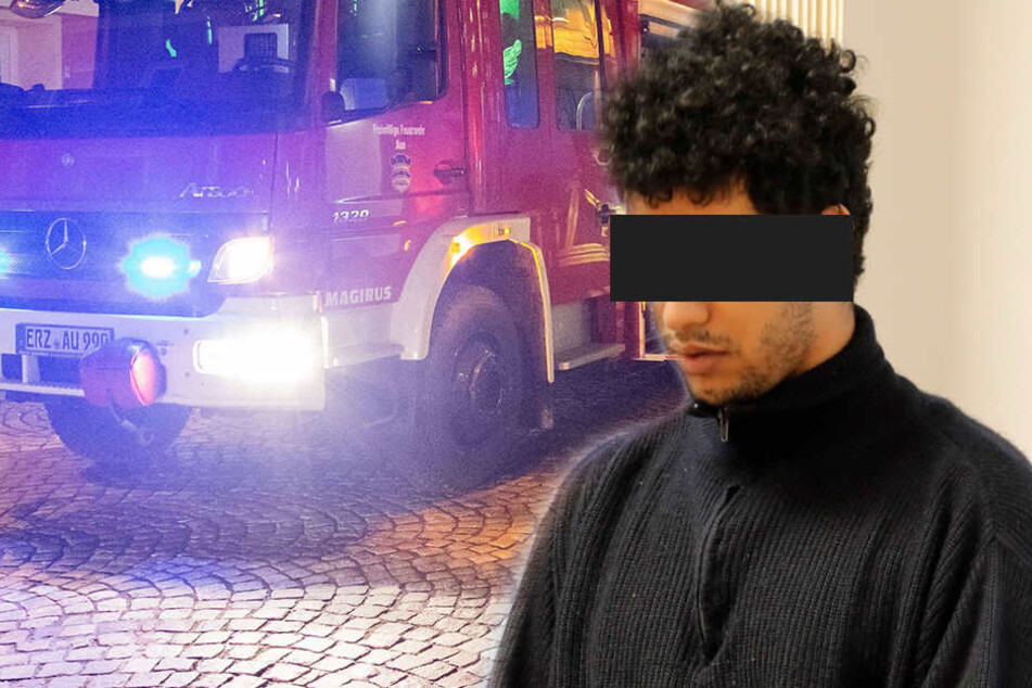 Achraf A. (22) soll sein Zimmer im Asylheim angezündet haben.