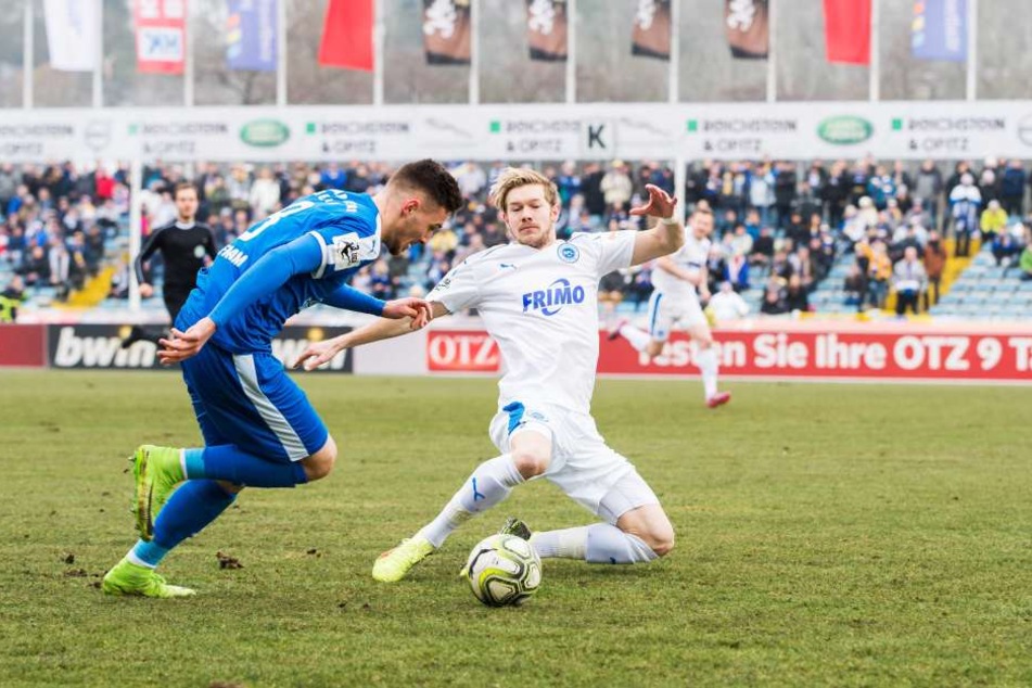 Gegen die Sportfreunde aus Lotte reichte es für Jena nur für einen Punkt.