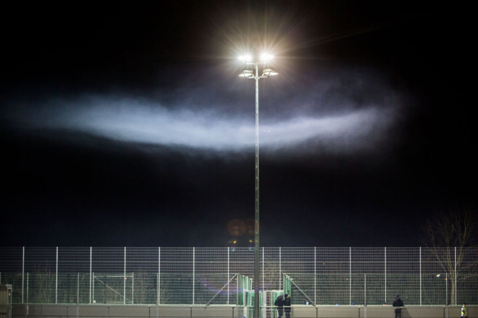 Aufgrund des ausgefallenen Flutlichts konnte das Hessenpokal-Spiel zwischen Hanau und Kalbach nicht beendet werden.