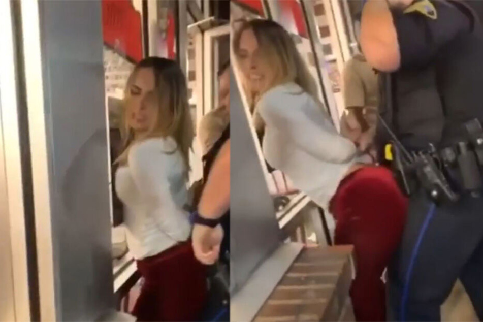 Genoss diese Frau ihre Verhaftung wirklich?