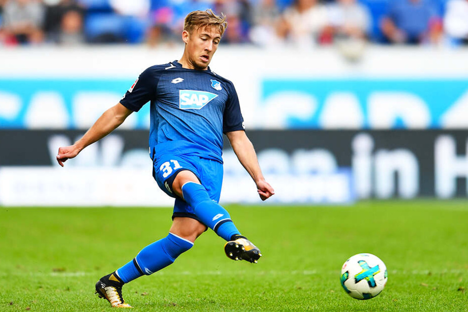 Felix Passlack bei einem seiner wenigen Einsätze für die TSG 1899 Hoffenheim.