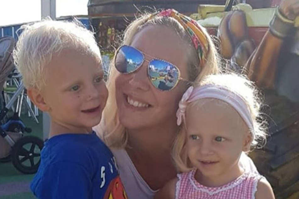 Daniela Büchner ist mit der Patchwork-Familie jetzt auf sich allein gestellt.