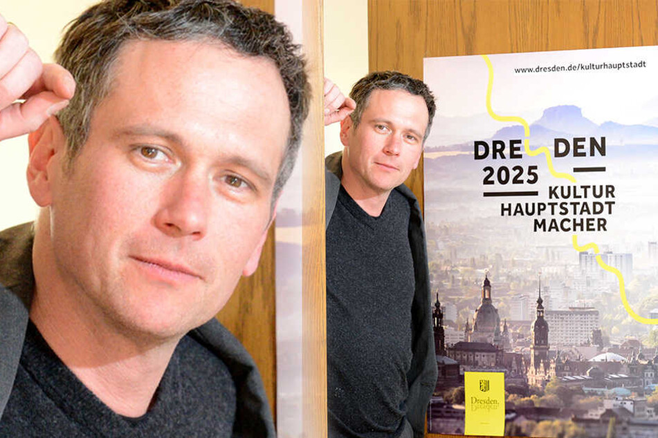 Verwaltet für 13 Projekte einen Etat von 225 000 Euro: Stephan Hoffmann (44), Leiter des Dresdner Kulturhauptstadtbüros.