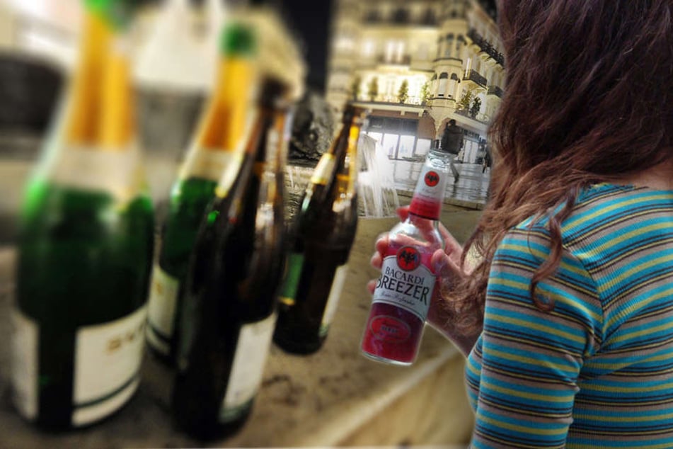 Über die Menge und Herkunft des Alkohols wollte sich die junge Frau nicht äußern. Sie litt im weiteren Verlauf der Behandlung unter erheblichen Stimmungsschwankungen. (Bildmontage)