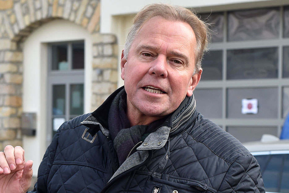 Thomas van den Dungen hofft auf rund 150 000 Gäste, die die „Eiswelt Dresden“
besuchen.