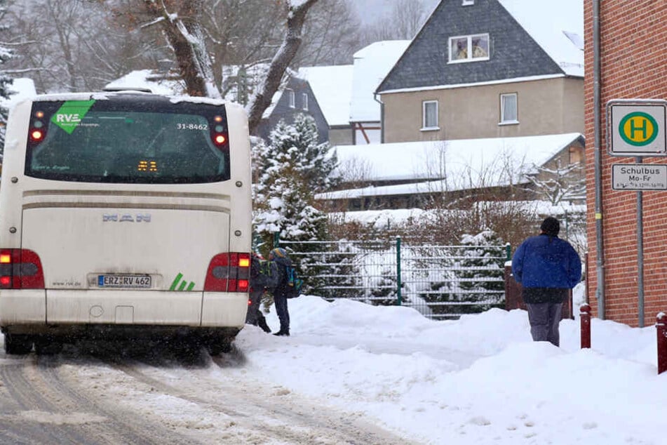 Schon am Mittag konnten die Schüler in Lauter-Bernsbach wieder nach Hause fahren.