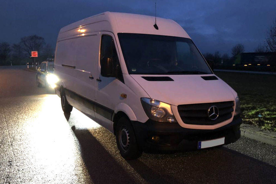 In Leipzig wurde der Mercedes Sprinter entwendet.