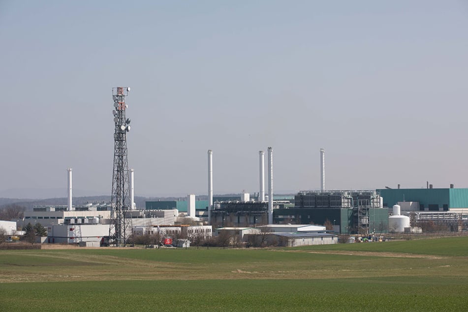Das Dresdner Globalfoundries-Werk nahe des Flughafens mit 50.000 Quadratmetern an Reinräumen.