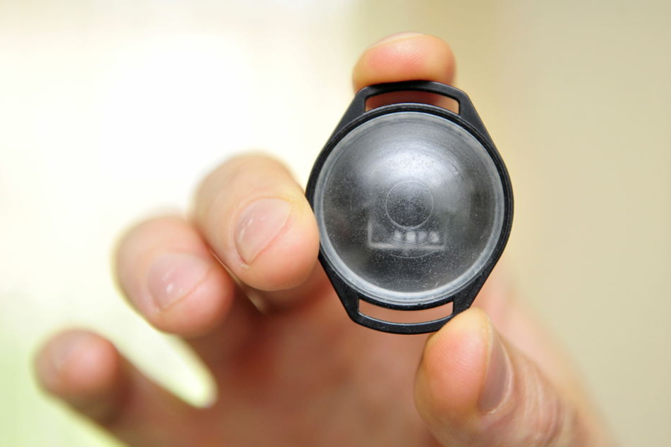 Mit so einem Sensor kann die Radon-Konzentration ermittelt werden.