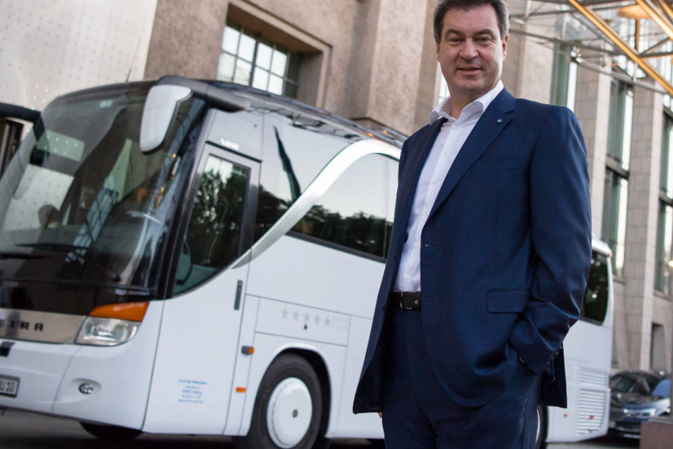 Markus Söder (CSU) will mit Andrej Babis über illegale Einreise von Flüchtlingen reden.
