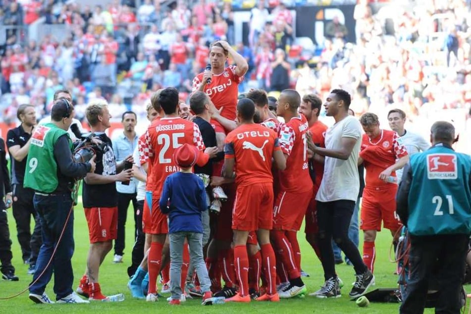 Lambertz nach seinem letzten Spiel für die Fortuna im Mai 2015.
