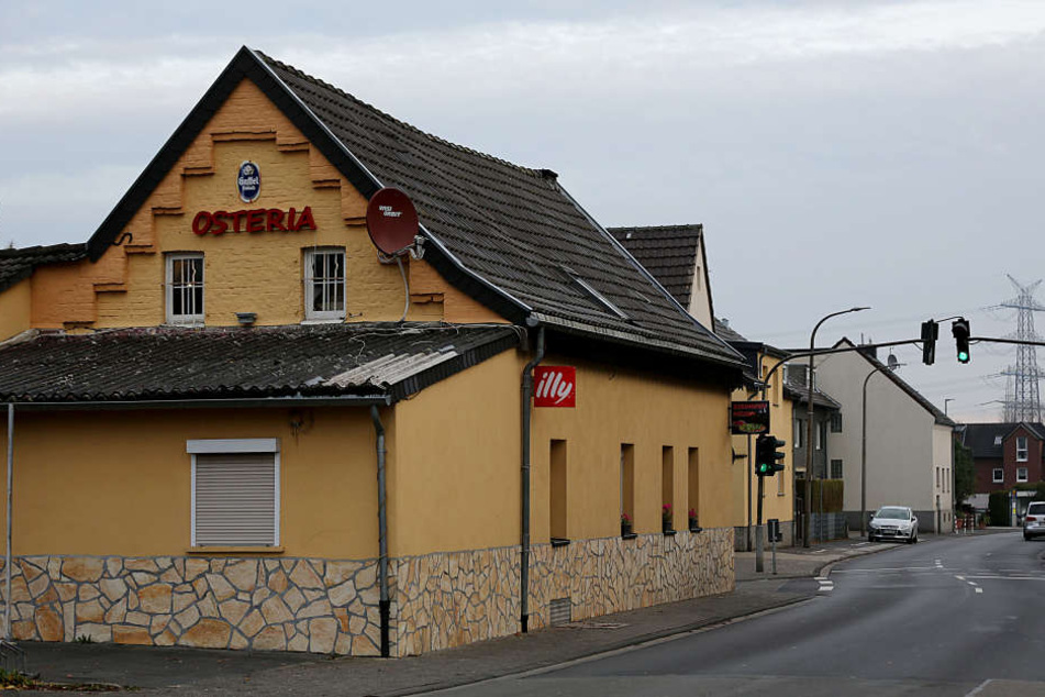 Das Restaurant des mutmaßlichen Haupttäters in Pulheim bei Köln.