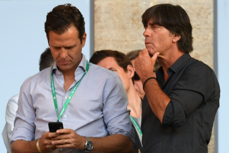 Erfolgreiches Duo: Oliver Bierhoff (li.) und Jogi Löw.