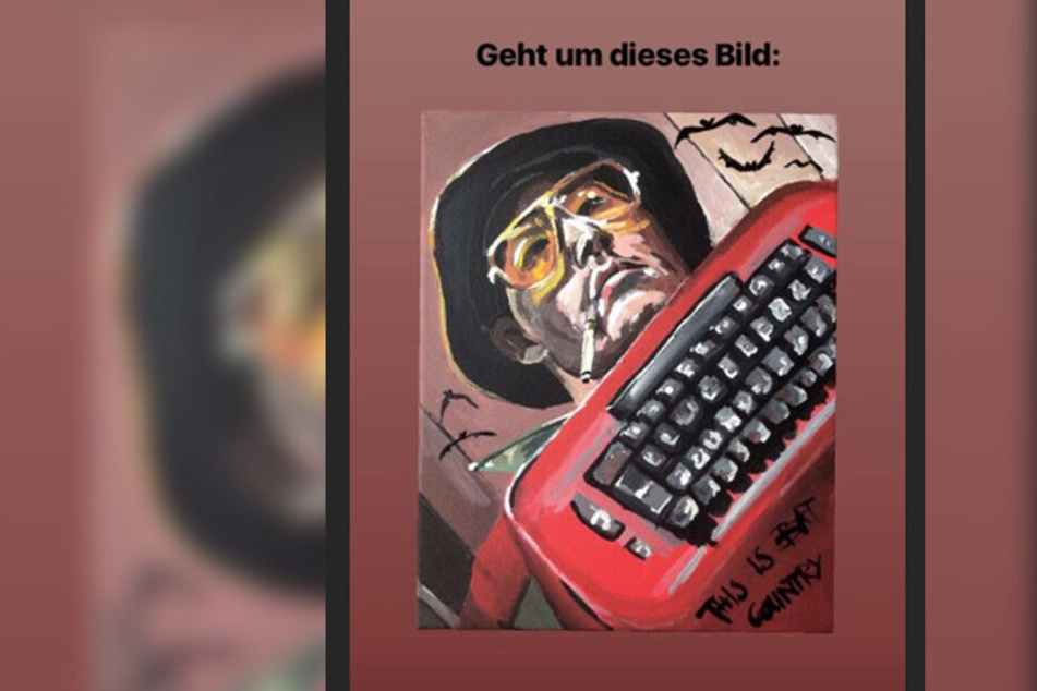 Dieses Kunstwerk wurde aus der Bar geklaut.