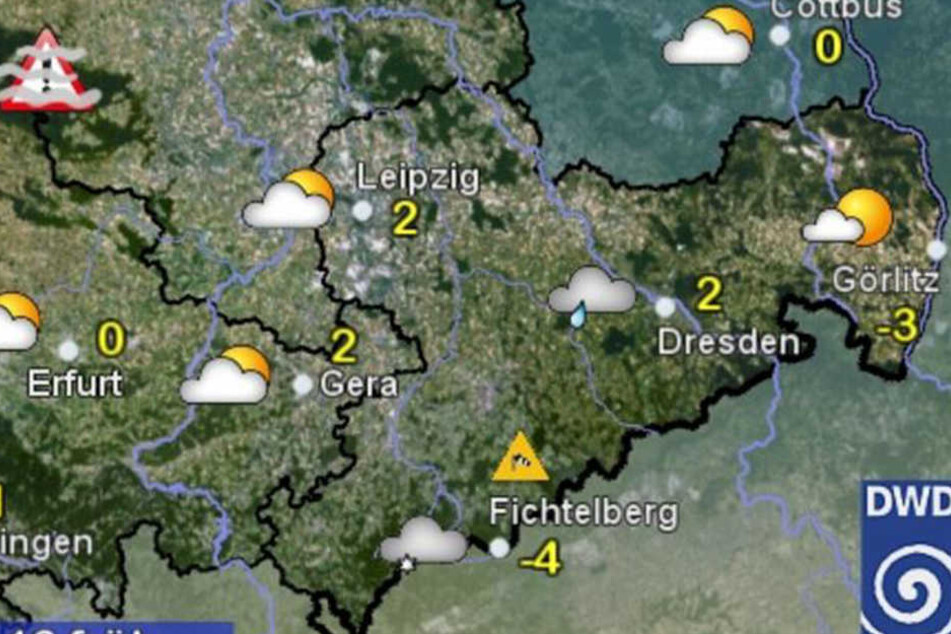 Am Donnerstag gibt es nur auf dem Fichtelberg Minusgrade.
