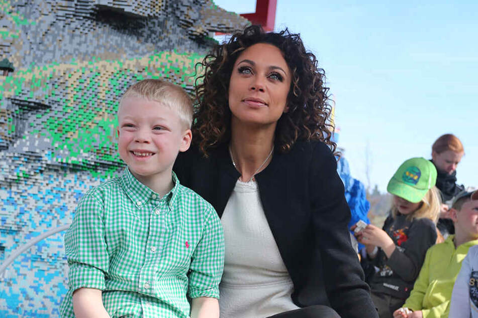 Lilly Becker (42) mit Sohn Amadeus (8).