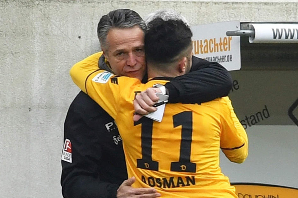 Doch kein Abschied: Uwe Neuhaus wird Aosman ebenfalls in Dresden zurückerwarten.