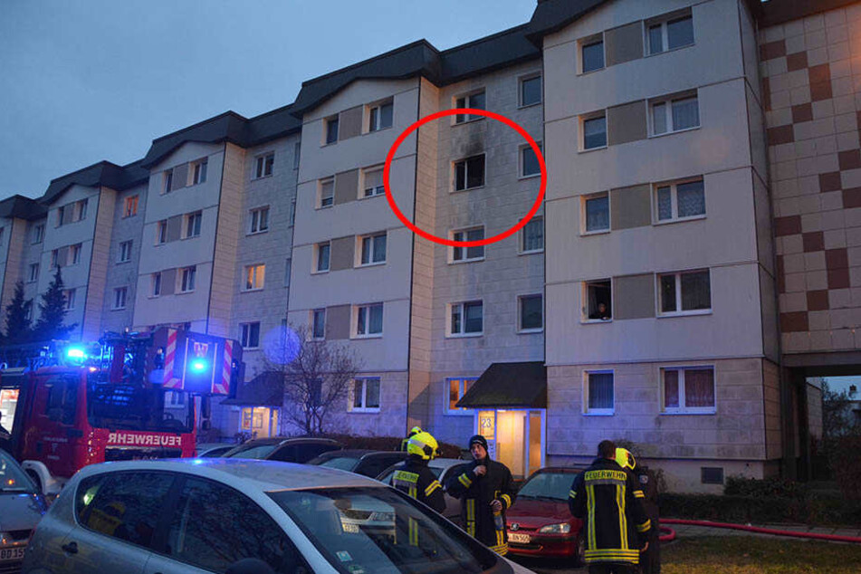 In dieser Wohnung brach am frühen Samstagmorgen ein Feuer aus.