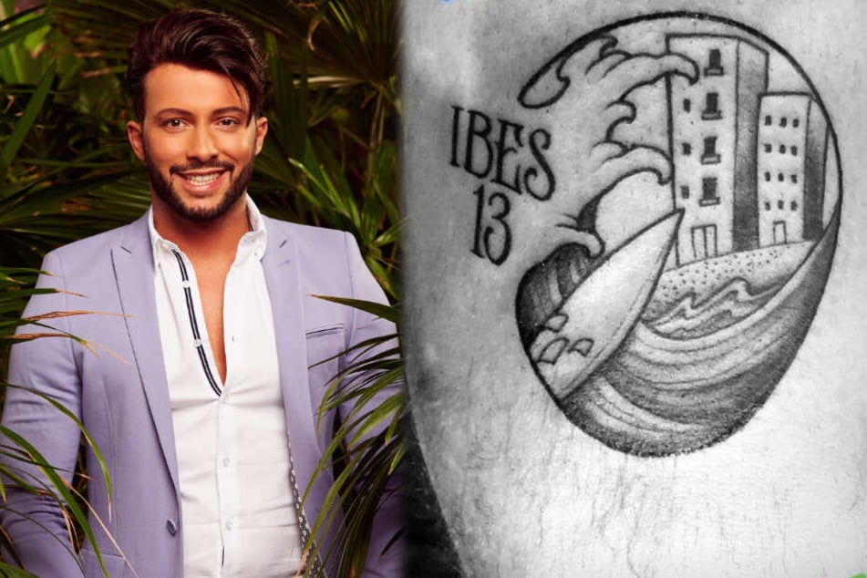 Der Italiener ließ sich sein Tattoo in Australien stechen.