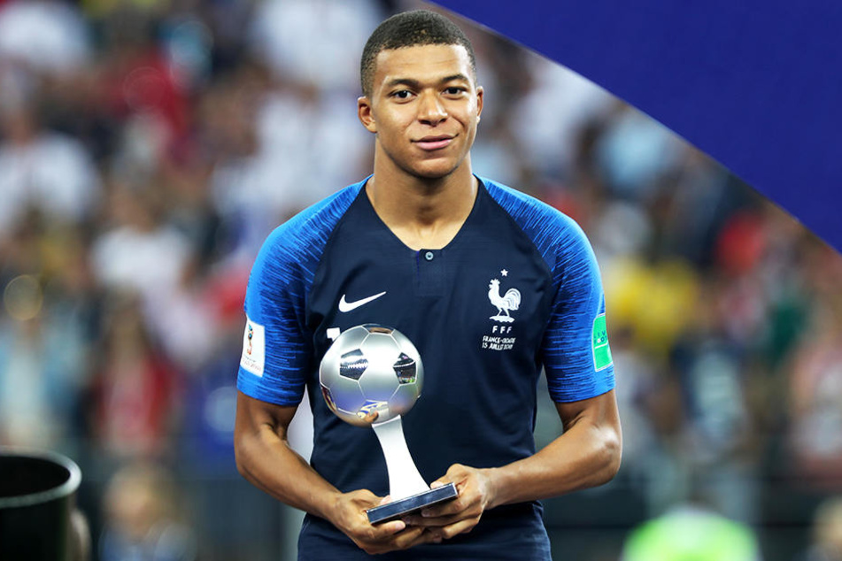 Wurde bei der Weltmeisterschaft 2018 als bester junger Spieler ausgezeichnet: Kylian Mbappé.