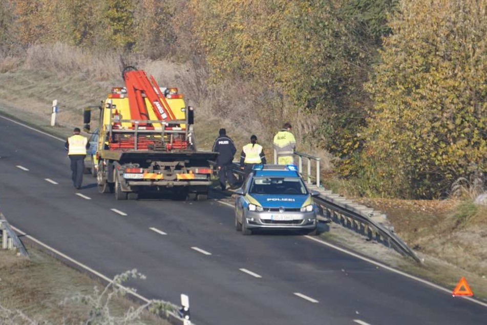 Von der Straße aus war der BMW nicht zu erkennen.