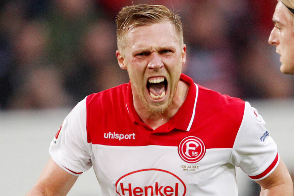 Rouwen Hennings von Fortuna Düsseldorf hat den Torinstinkt.