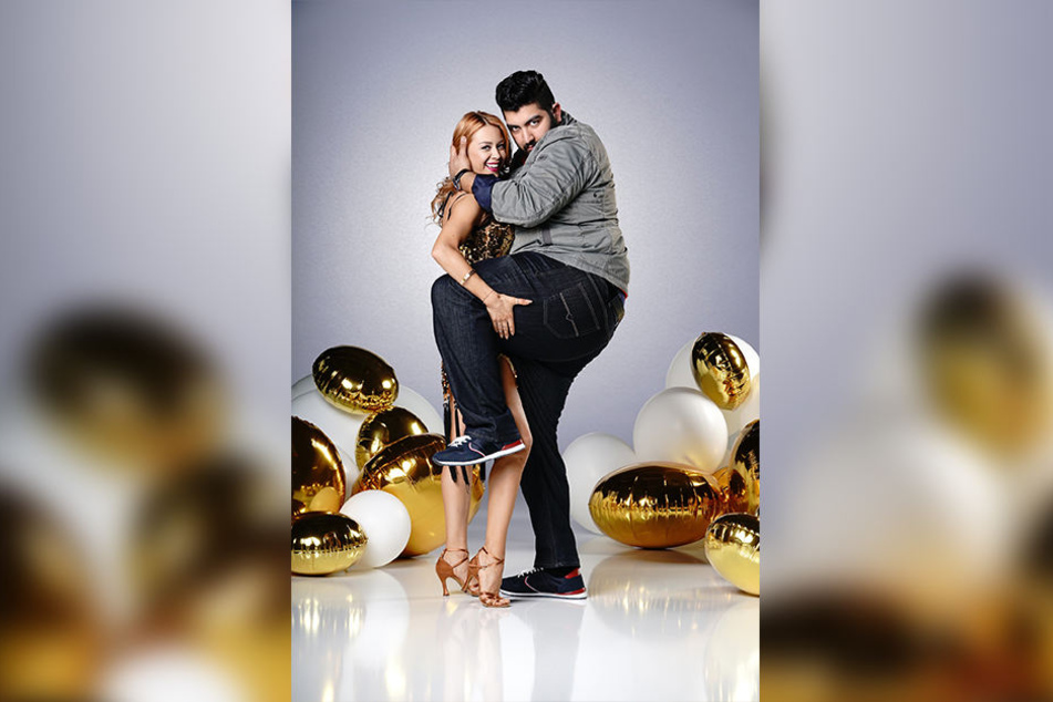 Auch Klanns Verlobte Oana Nechiti tanzt bei "Let's Dance". Sie versucht mit Comedian Faisal Kawusi ihr Glück.