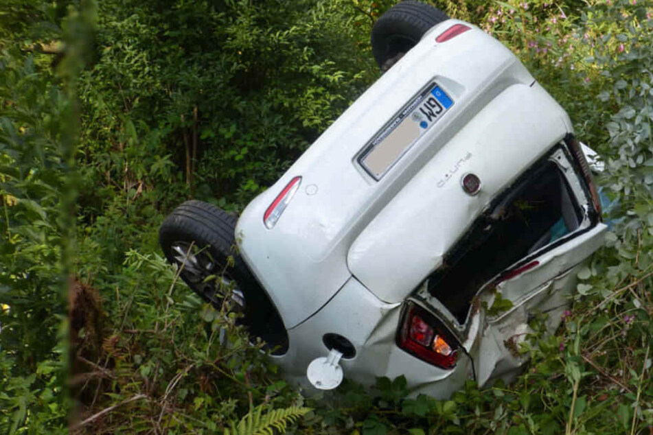 Der Fiat-Fahrer wurde schwer verletzt.