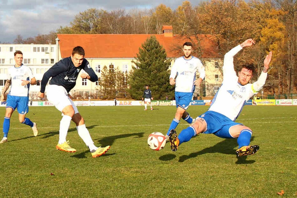Daniel Frahn (l.) hatte kein Glück.