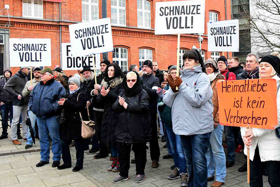 Immer wieder wird in Cottbus gegen Zuwanderer demonstriert.