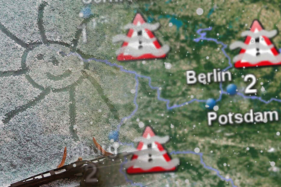 Für einen Schneemann wird die Menge an Schnee noch nicht reichen. (Bildmontage)