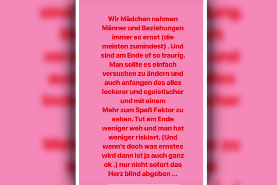 Mit diesen gefühlvollen Worten wendet sich Bonnie an ihre weiblichen Fans.