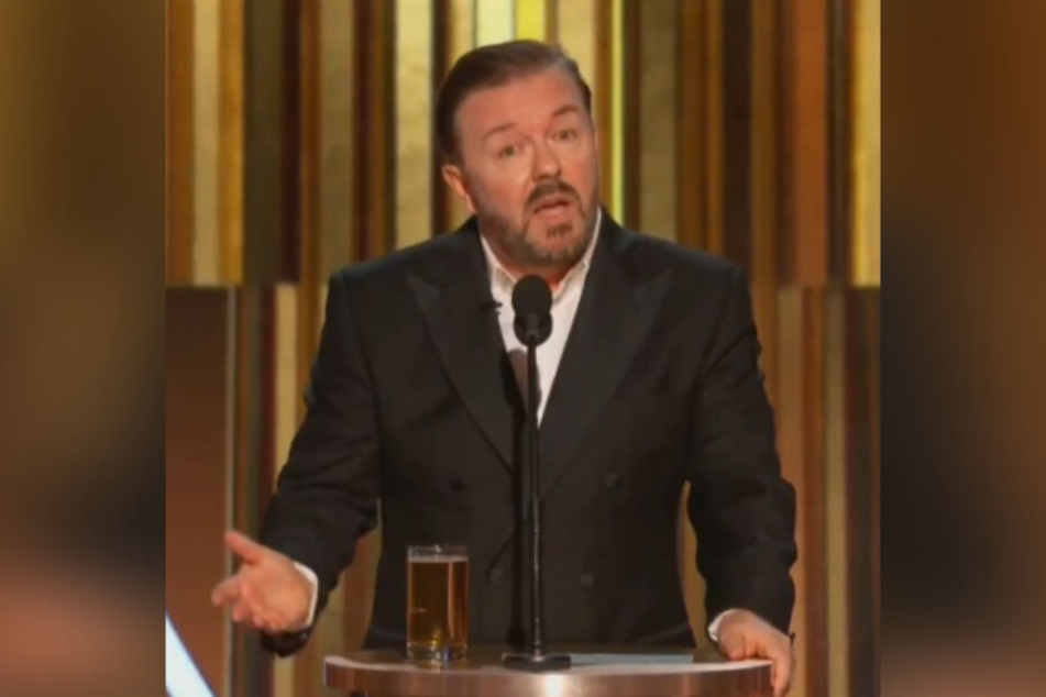 Ricky Gervais lief bei der Verleihung der 77. Golden Globe Awards zu satirischen Hochtouren auf.