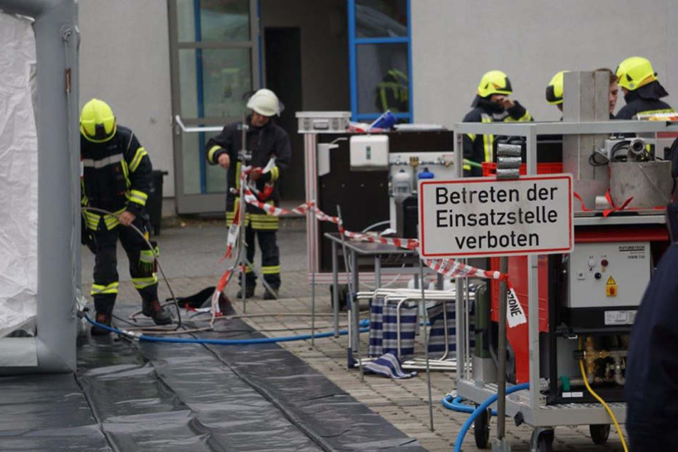 Das "Röhrscheidtbad Gesundbrunnen" ist am Freitagvormittag evakuiert worden.