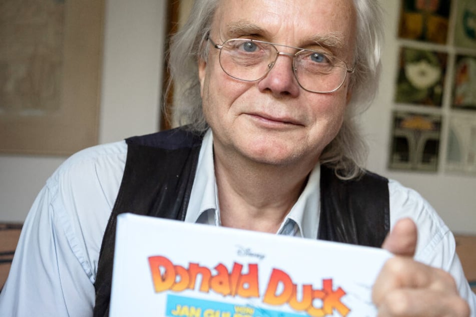 Jan Gulbransson zeichnet seit fast 40 Jahren Donald-Duck-Comics.