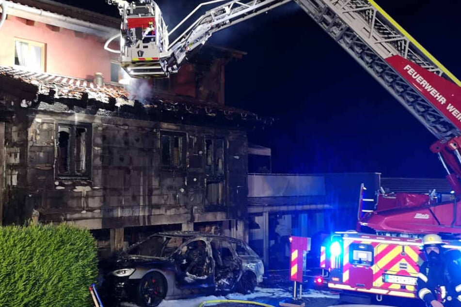 Die Feuerwehr konnte den Brand löschen.