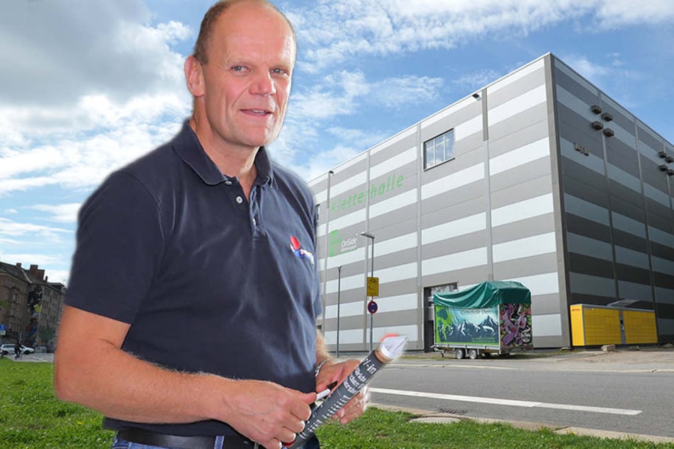 Investor gefunden: Peter Simmel übernimmt die Chemnitzer Kletterhalle.